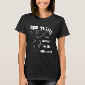 Sprichwort Social Media Jesus T-Shirt