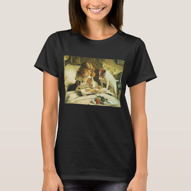 Sprichwort Unsere Gebete, Suspense Charles Burton  T-Shirt (Vorderseite)