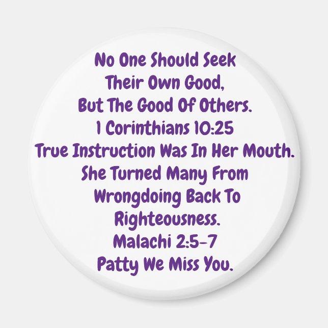 Sprichwort verabschiedet magnet (Vorne)