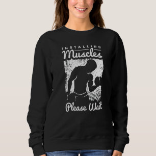 Sprichwort zum Gewichtsheben für ein trainingsförd Sweatshirt