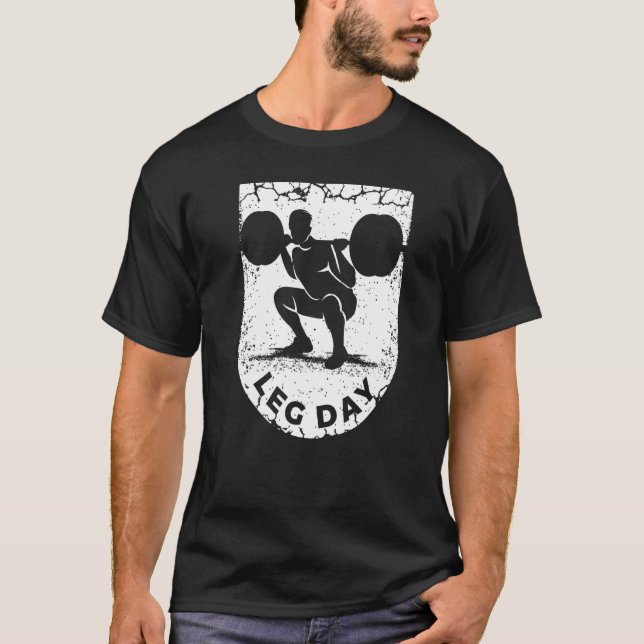 Sprichwort zum Gewichtsheben für ein trainingsförd T-Shirt (Vorderseite)