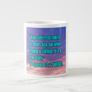 Sprichwörter 13:12 WEBU-Tasse Jumbo-Tasse