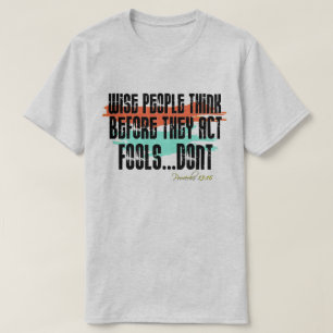 Sprichwörter 13 Weisheitsschrift Christlich T-Shirt