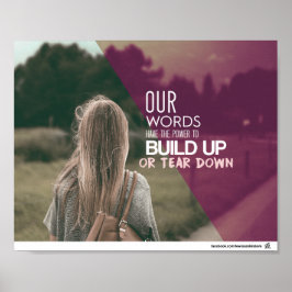 Sprichwörter 18:21 - Der Power der Zunge Poster