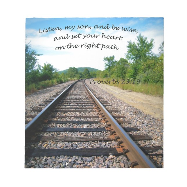 Sprichwörter 23:19 notizblock (Vorderseite)