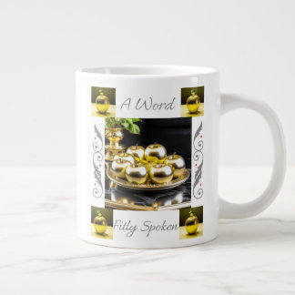 Sprichwörter 25:11 A Wort, richtig gesprochen Jumb Jumbo-Tasse