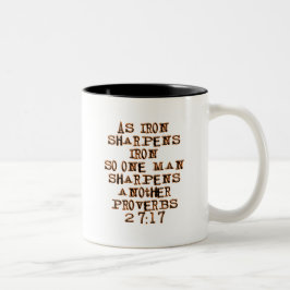 Sprichwörter 27:17 zweifarbige tasse