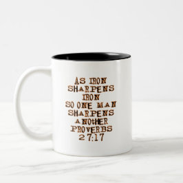 Sprichwörter 27:17 zweifarbige tasse