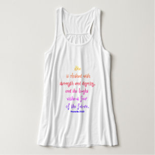 Sprichwörter 31:25 (FEARLESS) Tank Top