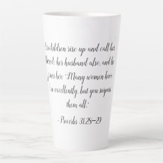 Sprichwörter 31:28-29 Tasse