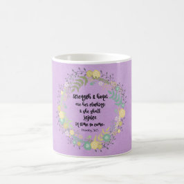 Sprichwörter 31 Kraft & Ehrenbibel Verse Kaffeetasse