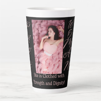 Sprichwörter 31 Latte-Tasse für Frauen in Schwarz  Milchtasse