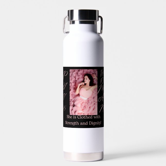 Sprichwörter 31 Wasserflasche für Frauen Trinkflasche (Vorne)