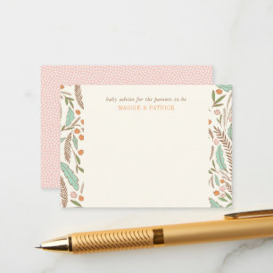 Sprigs Chauds Genre Jolie Carte Parent Conseils