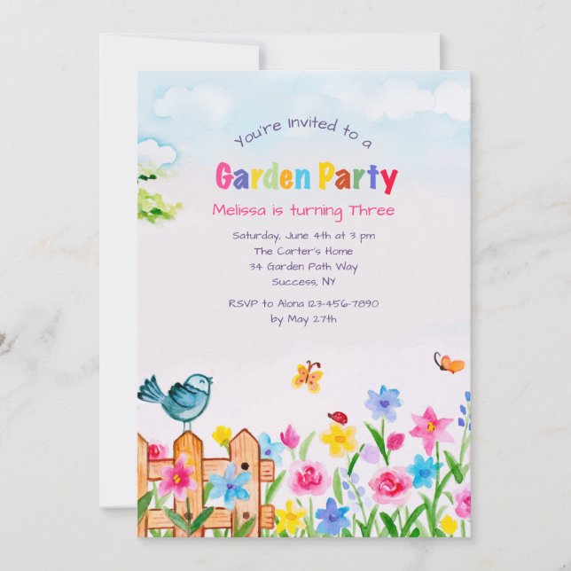 Spring a Sprung Invitation (Devant)