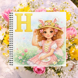 Spring Alphabet Letter H Notebook for Kids Notizbuch