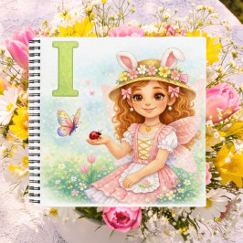 Spring Alphabet Letter I Notebook for Kids Notizbuch