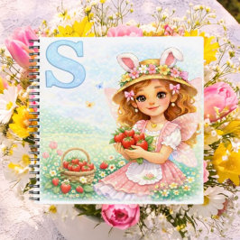 Spring Alphabet Letter S Notebook for Kids Notizbuch