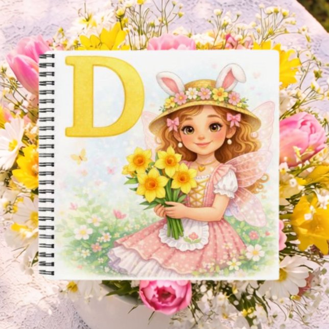 Spring and Easter Alphabet Letter D for Kids Notizbuch (Von Creator hochgeladen)