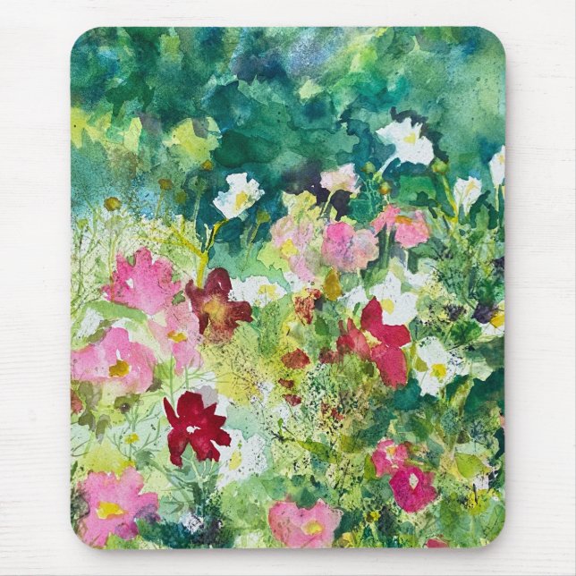 Spring Artistry Cosmos Blume Mousepad (Vorne)