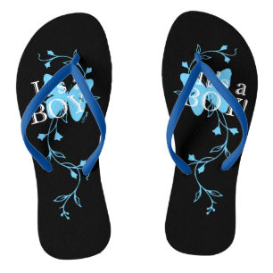 Spring Baby Es ist ein Junge Flip Flops