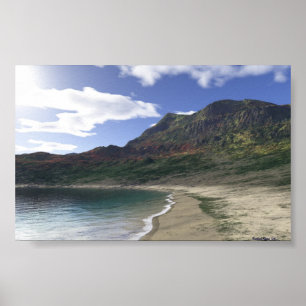 Spring Beach Poster