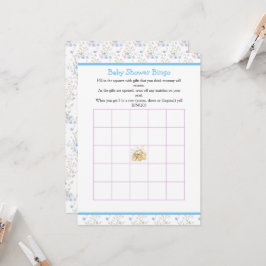 Spring Birds Baby Shower Bingo Einladung