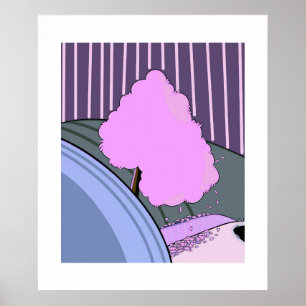 Spring Bloom – Affiche saisonnière minimale par Sk
