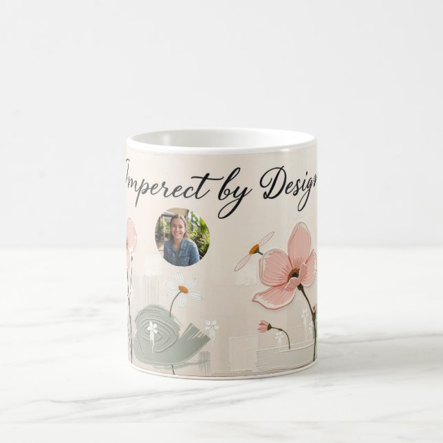 Spring Bloom Wildflower Meadow Personalized Kaffeetasse (Mittel)