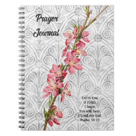 Spring Blossom Vintag Style Prayer Journal Notizblock