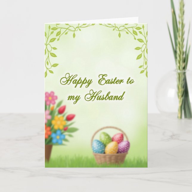 Spring Blossoms Easter Card Karte (Vorderseite)