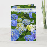 Spring Blue Hydrangea Christlich Friend Vielen Dan