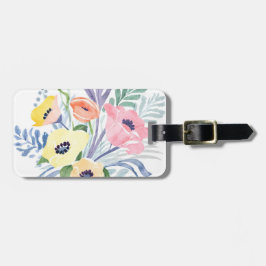 Spring Blume Bouquet | Tag der benutzerdefinierten Gepäckanhänger