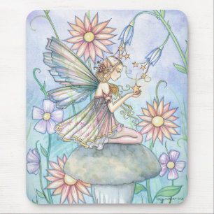 Spring Blume Fairy Art von Molly Harrison Mousepad