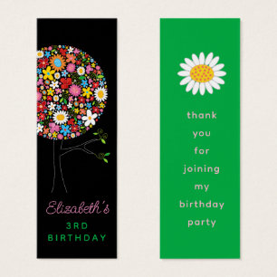Spring Blumen Pop Tree Bloom DIY Gastgeschenk Tags