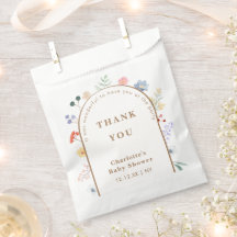 Spring Boho Arch Wildblume Floral Baby Dusche