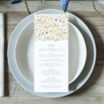 Spring Boho Wildblume Pampas Wedding Menükarte<br><div class="desc">schlankes Menü,  um der Sammlung zu entsprechen *Wenn Sie mehr Papieroptionen wünschen,  kann dieses Design in ein schlankes Programm übertragen *oder für weitere Hilfe kontaktieren Sie mich</div>