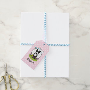 Spring Boston Terrier (schwarzer Niedlicher Hund) Geschenkanhänger