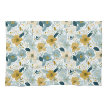 Spring Botanical Floral Kitchen Towels
