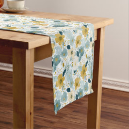 Spring Botanical Floral  Table Runner Kurzer Tischläufer