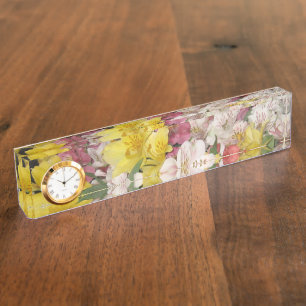 Spring Bouquet der Blume Namensplakette