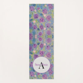 Spring Bouquet Floral Monogram Yogmatte Yogamatte