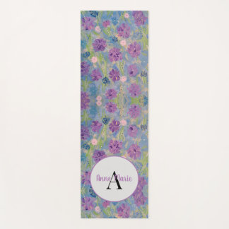 Spring Bouquet Floral Monogram Yogmatte Yogamatte