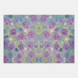 Spring Bouquet Floral Wrapping Paper Geschenkpapier Set