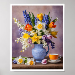 Spring Bouquet - Frische Pasta machen Poster
