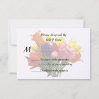 Spring Bouquet mit Tulips und Daffodien RSVP Card