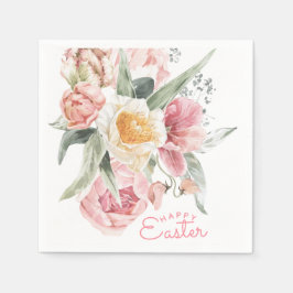 Spring Bouquet | Tulip Watercolor Oster Serviette