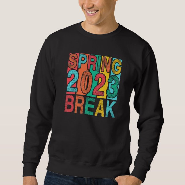 Spring Break 2023 Senior Student School Trip Flori Sweatshirt (Vorderseite)