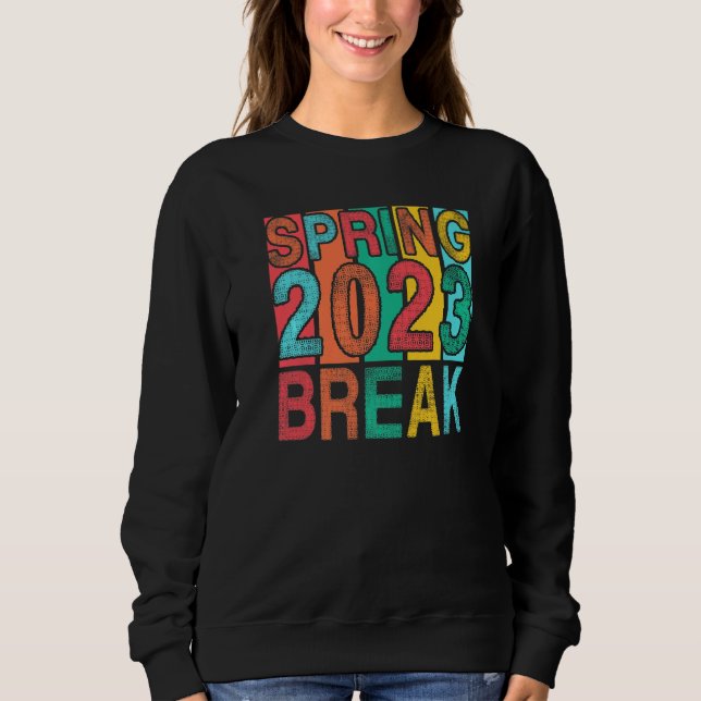 Spring Break 2023 Senior Student School Trip Flori Sweatshirt (Vorderseite)
