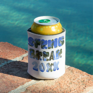 Spring Break Can Cooler - Custom Minimalistisch Ko Dosenkühler
